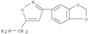 3-(1,3-Benzodioxol-5-yl)-5-isoxazolemethanamine