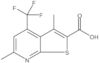 3,6-Dimethyl-4-(trifluoromethyl)thieno[2,3-b]pyridine-2-carboxylic acid