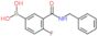[3-(benzylcarbamoyl)-4-fluoro-phenyl]boronic acid