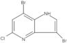 3,7-Dibromo-5-chloro-1H-pyrrolo[3,2-b]pyridine