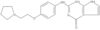 3,7-Dihydro-2-[[4-[2-(1-pyrrolidinyl)ethoxy]phenyl]amino]-4H-pyrrolo[2,3-d]pyrimidin-4-one
