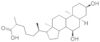 3α,7α-Dihydroxy-5β-cholestanoic acid