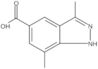 Ácido 3,7-dimetil-1H-indazol-5-carboxílico