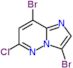 3,8-dibromo-6-chloro-imidazo[2,1-f]pyridazine