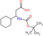 3-[(tert-butoxycarbonyl)amino]-3-cyclohexylpropanoic acid