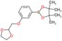 2-[3-(1,3-dioxolan-2-ylmethoxy)phenyl]-4,4,5,5-tetramethyl-1,3,2-dioxaborolane