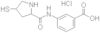 3-[(2S,4S)-4-Mercaptopyrrolidine-2-carboxamido]benzoic acid hydrochloride