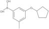 B-[3-(Cyclopentyloxy)-5-methylphenyl]boronic acid