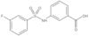 3-[[(3-Fluorophenyl)sulfonyl]amino]benzoic acid