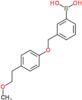 B-[3-[[4-(2-Methoxyethyl)phenoxy]methyl]phenyl]boronic acid