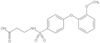 N-[[4-(2-Methoxyphenoxy)phenyl]sulfonyl]-β-alanine