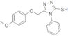 5-[(4-METHOXYPHENOXY)METHYL]-4-PHENYL-4H-1,2,4-TRIAZOLE-3-THIOL