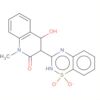 2(1H)-Quinolinone,3-(1,1-dioxido-2H-1,2,4-benzothiadiazin-3-yl)-4-hydroxy-1-methyl-