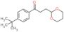 1-(4-tert-butylphenyl)-3-(1,3-dioxan-2-yl)propan-1-one