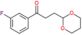 3-(1,3-dioxan-2-yl)-1-(3-fluorophenyl)propan-1-one