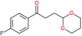 3-(1,3-dioxan-2-yl)-1-(4-fluorophenyl)propan-1-one