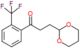 3-(1,3-Dioxan-2-yl)-1-[2-(trifluoromethyl)phenyl]-1-propanone