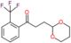 3-(1,3-dioxan-2-yl)-1-[2-(trifluoromethyl)phenyl]propan-1-one