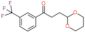 3-(1,3-dioxan-2-yl)-1-[3-(trifluoromethyl)phenyl]propan-1-one