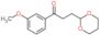 3-(1,3-dioxan-2-yl)-1-(3-methoxyphenyl)propan-1-one