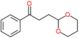 3-(1,3-dioxan-2-yl)-1-phenyl-propan-1-one