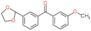 [3-(1,3-dioxolan-2-yl)phenyl]-(3-methoxyphenyl)methanone