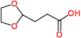 3-(1,3-dioxolan-2-yl)propanoic acid