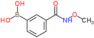 [3-(methoxycarbamoyl)phenyl]boronic acid