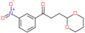 3-(1,3-Dioxan-2-yl)-1-(3-nitrophenyl)-1-propanone