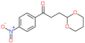 3-(1,3-dioxan-2-yl)-1-(4-nitrophenyl)propan-1-one