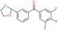 [3-(1,3-dioxolan-2-yl)phenyl]-(3,4,5-trifluorophenyl)methanone