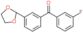 [3-(1,3-dioxolan-2-yl)phenyl]-(3-fluorophenyl)methanone