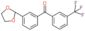 [3-(1,3-dioxolan-2-yl)phenyl]-[3-(trifluoromethyl)phenyl]methanone