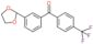 [3-(1,3-dioxolan-2-yl)phenyl]-[4-(trifluoromethyl)phenyl]methanone