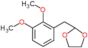 2-[(2,3-dimethoxyphenyl)methyl]-1,3-dioxolane