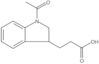 1-Acetyl-2,3-dihydro-1H-indole-3-propanoic acid