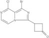 3-(1-Bromo-8-chloroimidazo[1,5-a]pyrazin-3-yl)cyclobutanone