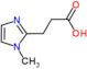 3-(1-methyl-1H-imidazol-2-yl)propanoic acid