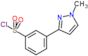 3-(1-methylpyrazol-3-yl)benzenesulfonyl chloride