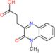 3-(4-methyl-3-oxo-3,4-dihydroquinoxalin-2-yl)propanoic acid