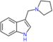 3-(pyrrolidin-1-ylmethyl)-1H-indole