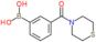 [3-(thiomorpholine-4-carbonyl)phenyl]boronic acid