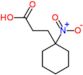 3-(1-nitrocyclohexyl)propanoic acid