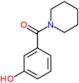 (3-hydroxyphenyl)(piperidin-1-yl)methanone