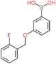 {3-[(2-fluorobenzyl)oxy]phenyl}boronic acid