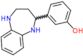 3-(2,3,4,5-tetrahydro-1H-1,5-benzodiazepin-2-yl)phenol