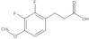 2,3-Difluoro-4-methoxybenzenepropanoic acid