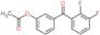 [3-(2,3-difluorobenzoyl)phenyl] acetate