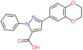 3-(2,3-dihydro-1,4-benzodioxin-6-yl)-1-phenyl-1H-pyrazole-5-carboxylic acid