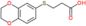 3-[(2,3-Dihydro-1,4-benzodioxin-6-yl)thio]propanoic acid